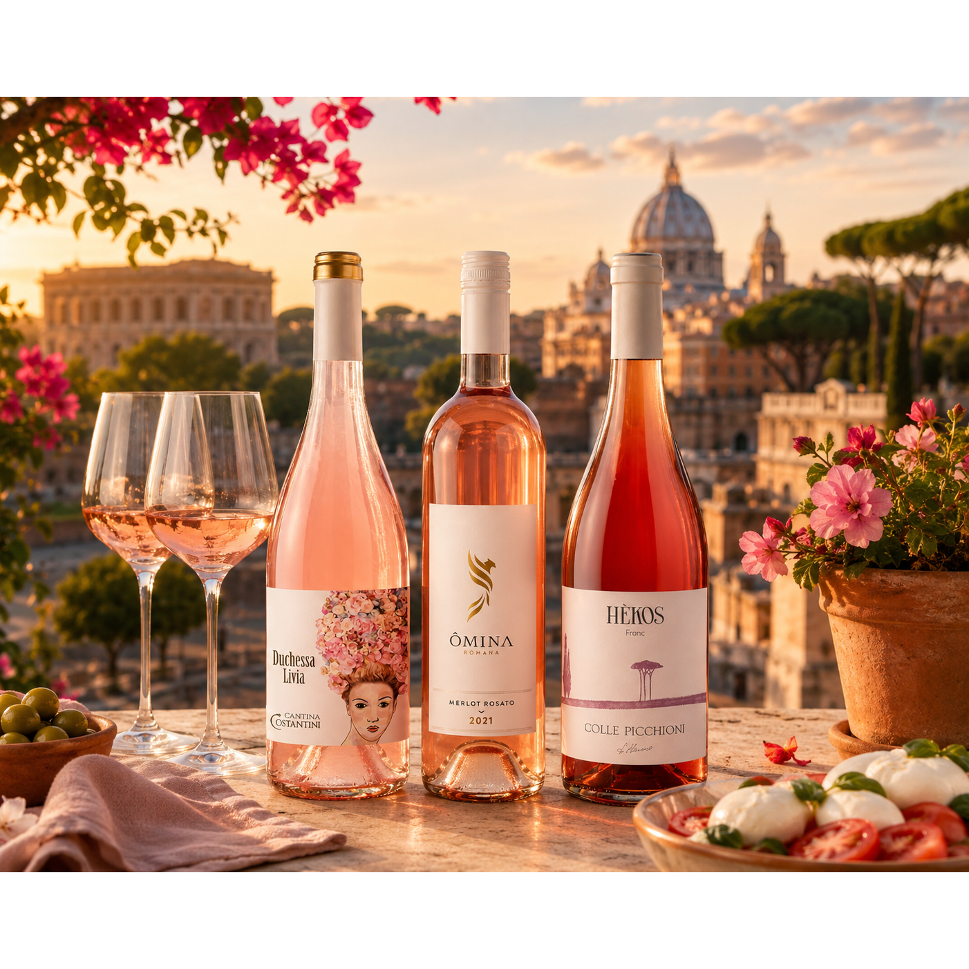 ROMAN WINES Rosé Smagekasse